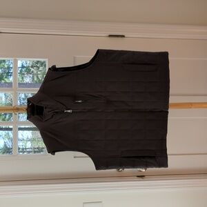 Men's Orvis Zippered Quilted Vest Size XL Grey